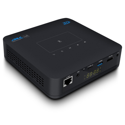 300 لومن ورودی HDMI پروژکتور هوشمند DLP BT 4.2 فوکوس الکتریکی اندروید 9.0