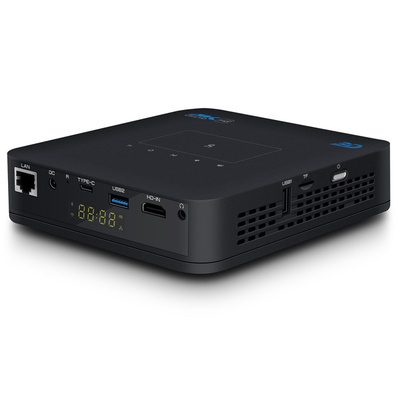 300 لومن ورودی HDMI پروژکتور هوشمند DLP BT 4.2 فوکوس الکتریکی اندروید 9.0