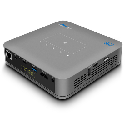 300 لومن ورودی HDMI پروژکتور هوشمند DLP BT 4.2 فوکوس الکتریکی اندروید 9.0