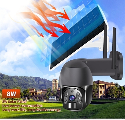 دوربین هوشمند خانگی مینی 4G دوربین امنیتی آنلاین شارژ خورشیدی ساخته شده در باتری لیتیوم