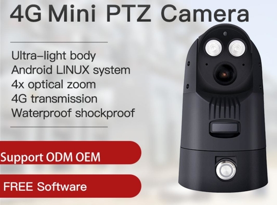 IP66 دوربین پوشیده بدن 4g ساخته شده در باتری لیتیوم
