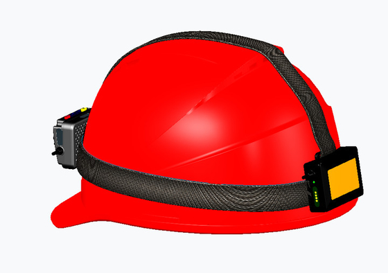 4G 4k Smart Railway Helm Camera چراغ های جلو LED ضد انفجار با دوربین ضد لرزش