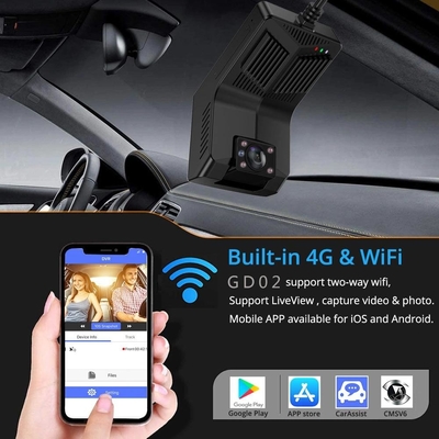SOS App Control 4G Dashcam و GPS ADAS/DSM/BSD/PCW 4G DVR موبایل