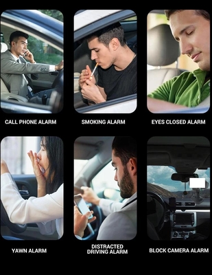 SOS App Control 4G Dashcam و GPS ADAS/DSM/BSD/PCW 4G DVR موبایل