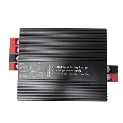 شارژر تقویت کننده DC-DC 12V 30A MPPT خورشیدی 20A شارژر یخچال 20A کنترلر برای RV خودرو ماشین یاخت