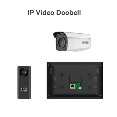 166° زاویه مشاهده تمام سیاه/متر WIFI زنگ در 8 ماه بایستید توسط H.264 فرمت کدگذاری شده