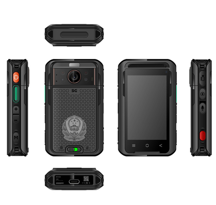 دوربین بدن 5G NR/SA تصویربرداری حرارتی 4K HD 3500mah باتری دوگانه EIS 4G 64GB 3.1-inch LCD