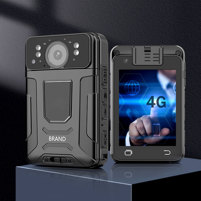 4G Ultra Definition 1080P30fps اندروید 12.0 دوربین بدن با بلوتوث 5.0 GPS