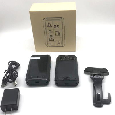 ضبط صوتی 32GB دوربین های پوشیدنی پلیس با GPS و بلوتوث نرم افزار سیستم عامل CMSV6