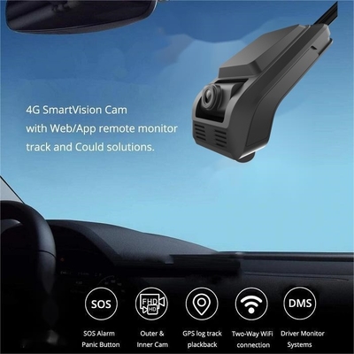 1080P 4G Dash Cam با ADAS DMS همه در یک نظارت پارکینگ برای مدیریت ناوگان