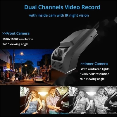 1080P 4G Dash Cam با ADAS DMS همه در یک نظارت پارکینگ برای مدیریت ناوگان