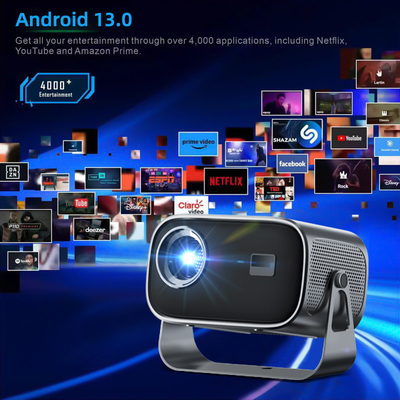 2.69inch 720P LCD مینی پروژکتور دستی 1.27 1 نسبت پروژکتور قابل حمل و جمع و جور