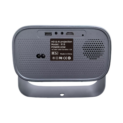 2پروژکتور دستی مینی ال سی دی.69 اینچ 720P با WIFI6 2.4G / 5G 802.11a / b / g / n / ac / ax و روشنایی پیشرفته نور 220ANSI