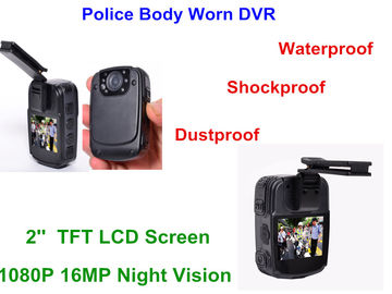 دوربین فیلمبرداری مینی بدنه سیاه و سفید با دوام صفحه نمایش مربع LCD صفحه ABS ماده
