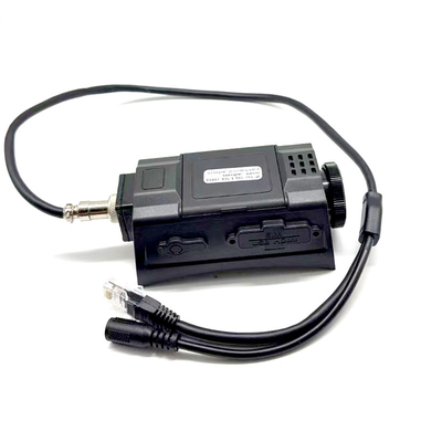 GB28181 پشتیبانی شده RJ45 کابل اترنت دوربین کلاه ایمنی وای فای با حالت قابل تنظیم و محدوده فوکوس 0.5 متر بی نهایت