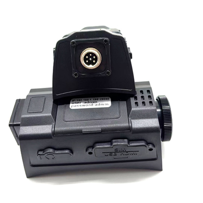 GB28181 پشتیبانی شده RJ45 کابل اترنت دوربین کلاه ایمنی وای فای با حالت قابل تنظیم و محدوده فوکوس 0.5 متر بی نهایت