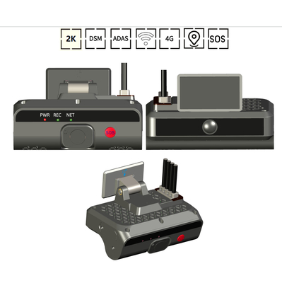هویت راننده AI Dashcam ADAS DSM 4G SOS GPS سیستم کمک رانندگی پیشرفته