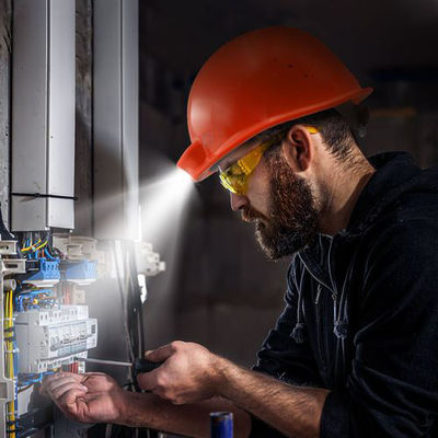 4G وای فای GPS پخش زنده Hardhat AI دوربین کلاه ایمنی