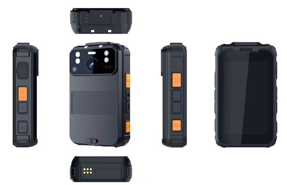 اندروید 13 سیستم 1440p دوربین بدن شخصی وای فای IP66 5G 4G 64GB رم ROM 4G 64GB پشتیبانی 5G