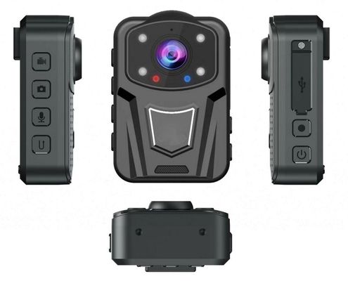 4G وای فای 1280x720P رزولوشن ویدئو 60fps ضبط کننده ویدئویی پوشیده شده توسط بدن طراحی شده برای کار از منفی 20 تا 60 درجه سانتیگراد