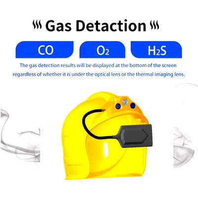 کلاه ایمنی آتش نشانی حرارتی دوربین مادون قرمز