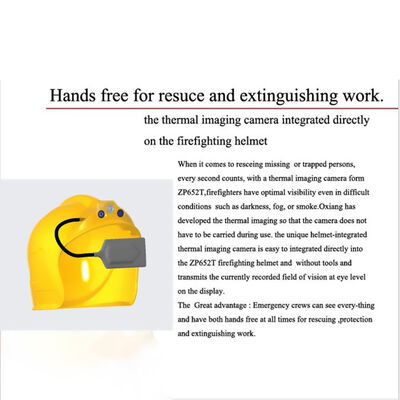 کلاه ایمنی آتش نشانی حرارتی دوربین مادون قرمز