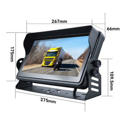4G Wifi 5-Channel All-in-one Vehicle Monitor System سیستم مانیتور 5 کانال و 4G Wifi همه در یک سیستم مانیتور خودرو