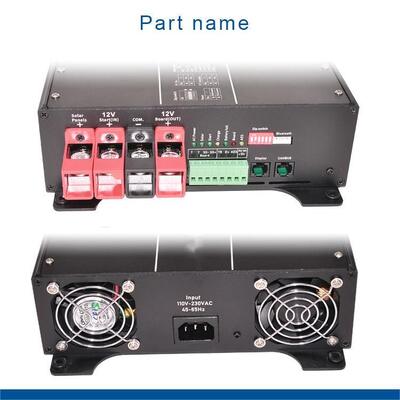 DC 12V 60A 930W AC110-240V / 45Hz-65Hz شارژر باتری MPPT 12V/30A