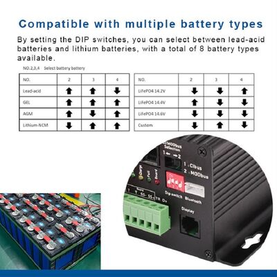 شارژر باتری خورشیدی 12 ولت 30 آمپر 60 آمپر DC-DC با پشتیبانی از Modbus و Canbus