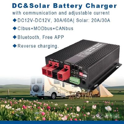 شارژر باتری خورشیدی 12 ولت 30 آمپر 60 آمپر DC-DC با پشتیبانی از Modbus و Canbus