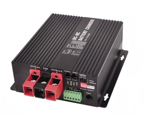 DC Battery Charger Offers Smart Bluetooth Control Dual Input Charging and Power Management for Various Battery Types