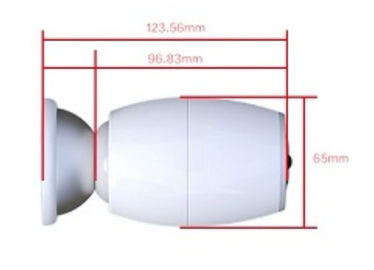 1080P Full HD بی سیم WiFi IP دوربین فیلمبرداری باتری قابل شارژ در فضای باز ضد آب