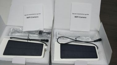 دوربین انرژی خورشیدی 1080P 2 مگا پیکسل ساخته شده در دوربین بی سیم باتری لیتیوم 7650 ماه پلیمر