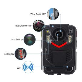 دوربین فیلمبرداری GPS از دوربین فرسوده و قابل حمل پشتیبانی از WIFI GPS 128G ذخیره سازی