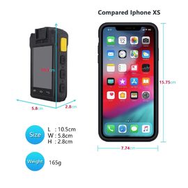4G پلیس آندروید باید از دید دوربین شبانه جیب دوربین جیبی بدن برای دید شهروندان استفاده کند