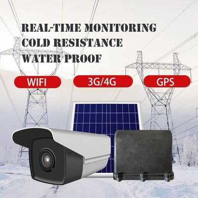 شبکه دوربین مانیتورینگ هوشمند خورشیدی Grid Tower 4G LTE 18000 mAH عمر طولانی کار