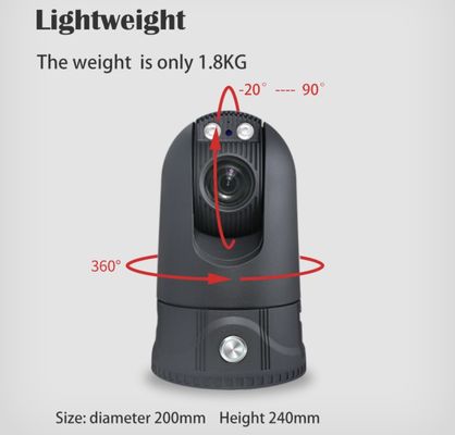 دوربین Horizonted 360 4G Dome با زوم اپتیکال 36 برابر با سرعت بالا و فضای ذخیره‌سازی بزرگ 2T