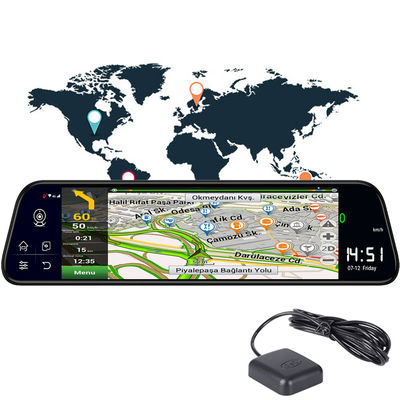 Android8.1 Car DVR 1080P GPS Navigation ADAS دوربین فیلمبرداری 800 میلی آمپر