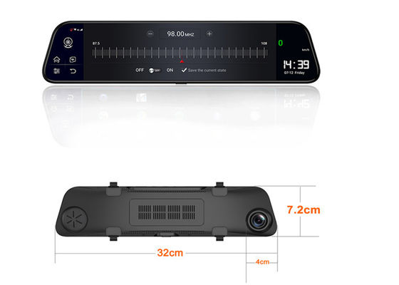 دوربین لمسی دوتایی 4G ADAS 12.0 "اینچ صفحه نمایش با دوربین عقب با دوربین DVR