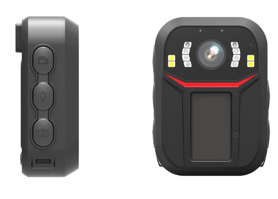 وضوح عکس دوربین بدن پلیس پلیس مادون قرمز DC3.7V CMOS Abs Gps 8m