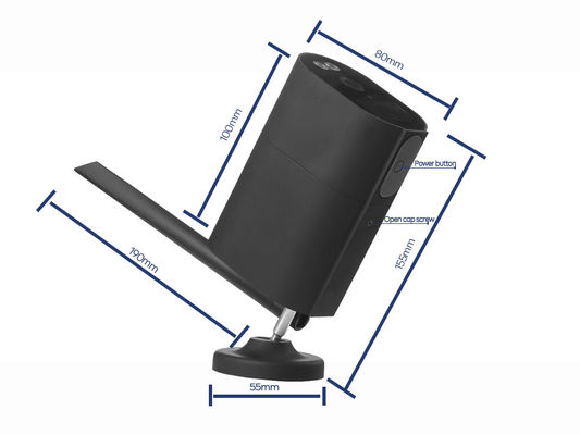 1080P 20fps PIR 4G Wifi دوربین امنیتی PTZ POE دوربین شبکه 4W با پنل های خورشیدی