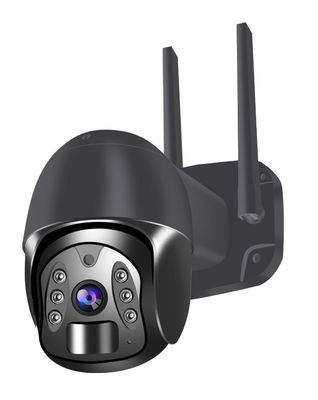 دوربین امنیتی پانل خورشیدی WIFI PIR در فضای باز Dome PTZ H265 Tuya HD