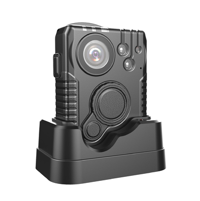 دوربین فرسوده پلیس شبکه IP67 با وضوح HD Onvif مشکی نور IR 3200 میلی آمپر ساعت