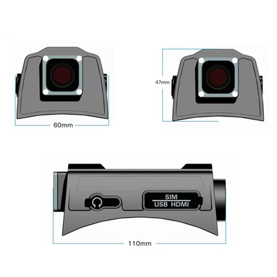 دوربین کلاه ایمنی تاکتیکی 4G AR Holographic H.265 PTT Split