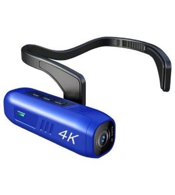 دوربین ویدیویی پوشیدنی ژیروسکوپ EP6 1080P Vlog هدست Wifi EIS 4K 2200mAh