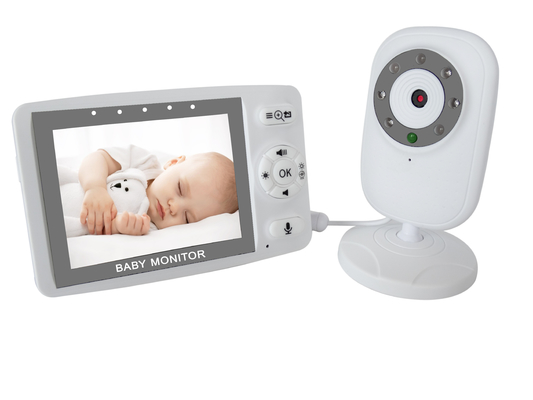 مانیتور کودک بی‌سیم 3.5 اینچی HD 2 Way Intercom داخلی باتری 1300MAH Li
