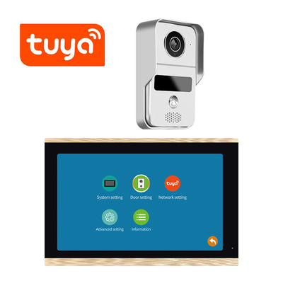 نمایشگر 7 اینچی WIFI تصویری زنگ درب تصویری 140 زاویه افقی