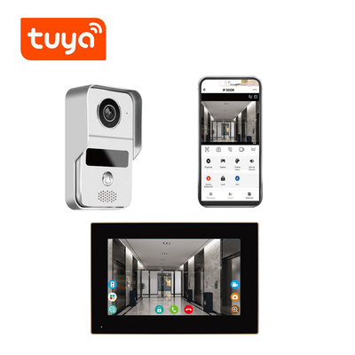 نمایشگر 7 اینچی WIFI تصویری زنگ درب تصویری 140 زاویه افقی