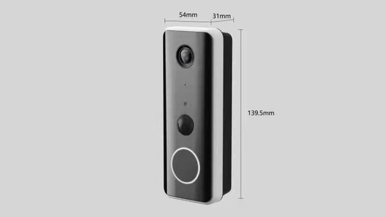 160 Vision Angle WIFI Doorbell ویدیویی 5200 MAh با زنگ داخلی