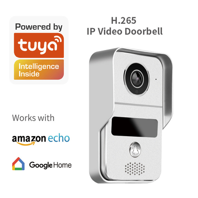 DC12V WIFI زنگ درب تصویری برش IR بدون انحراف رنگ با برنامه Tuya